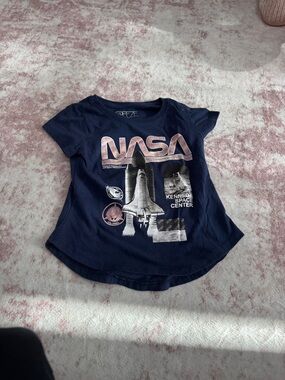 Freeze Navy Blue NASA Graphic Short Sleeve Tee